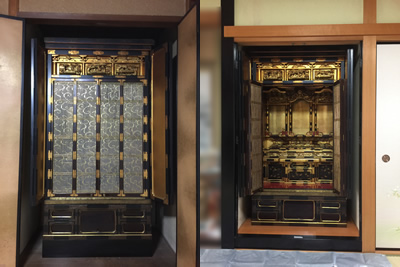 金仏壇引越し運送画像